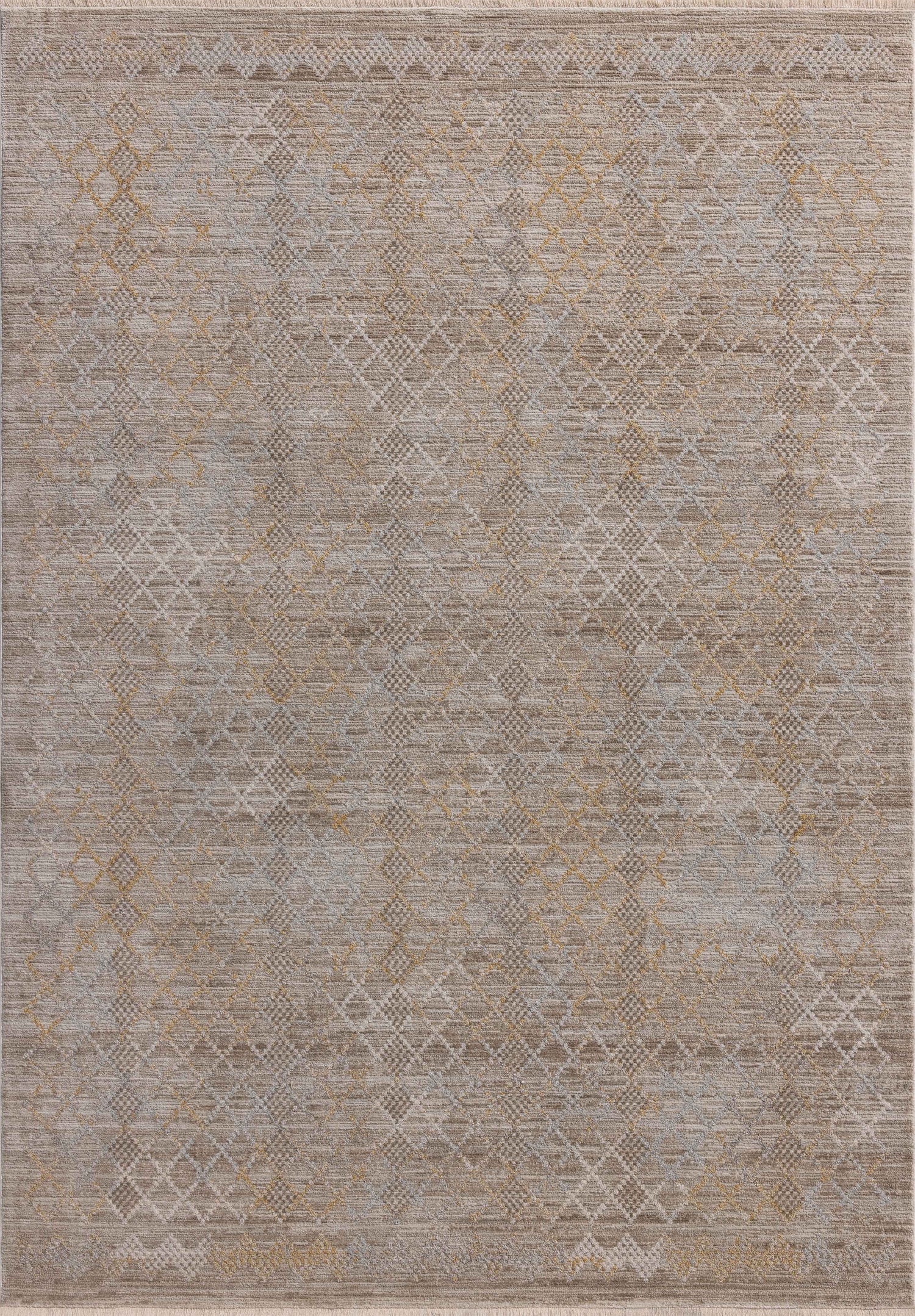 Amber Lewis Cali Taupe / Multi Rug DC10