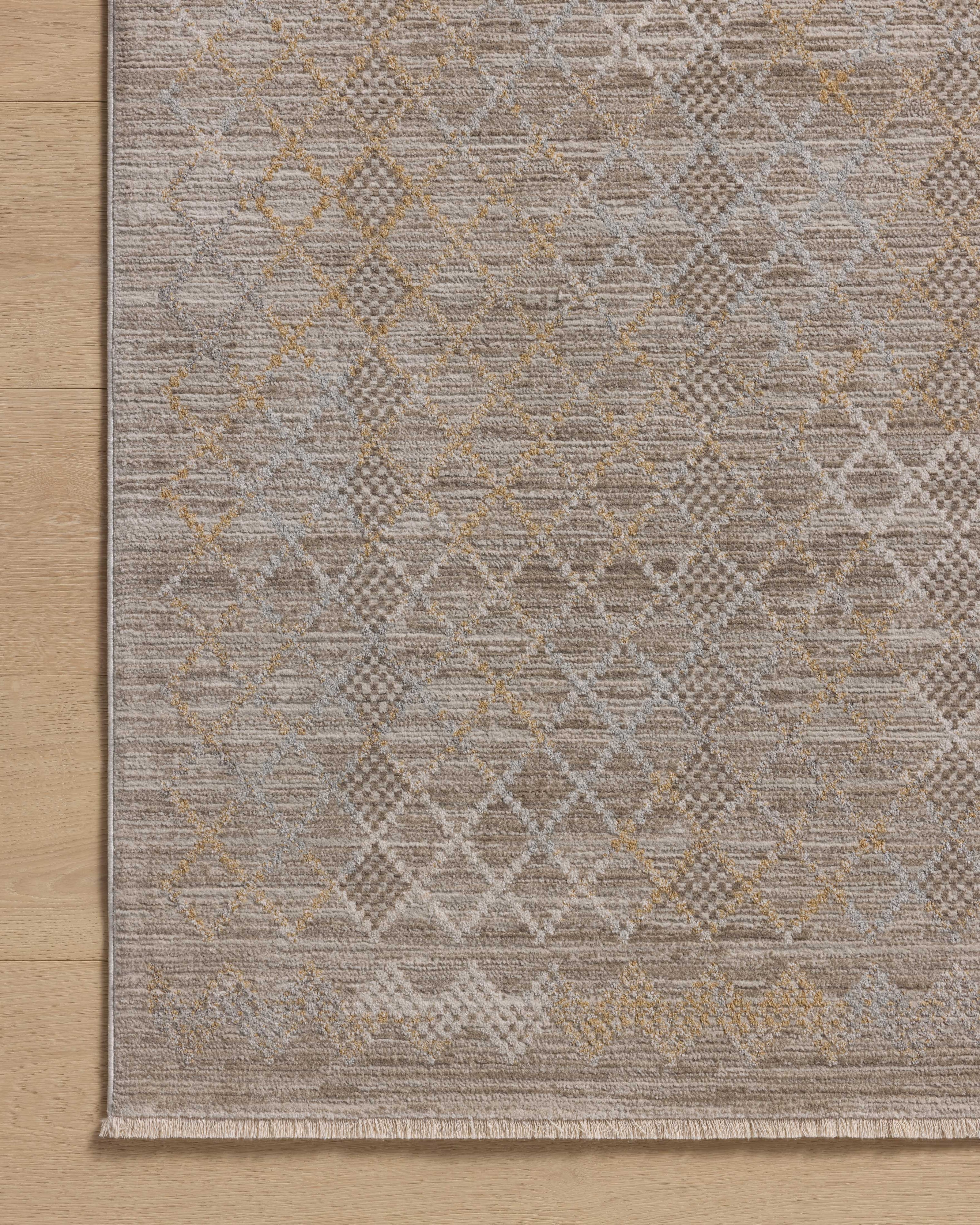 Amber Lewis Cali Taupe / Multi Rug DC10