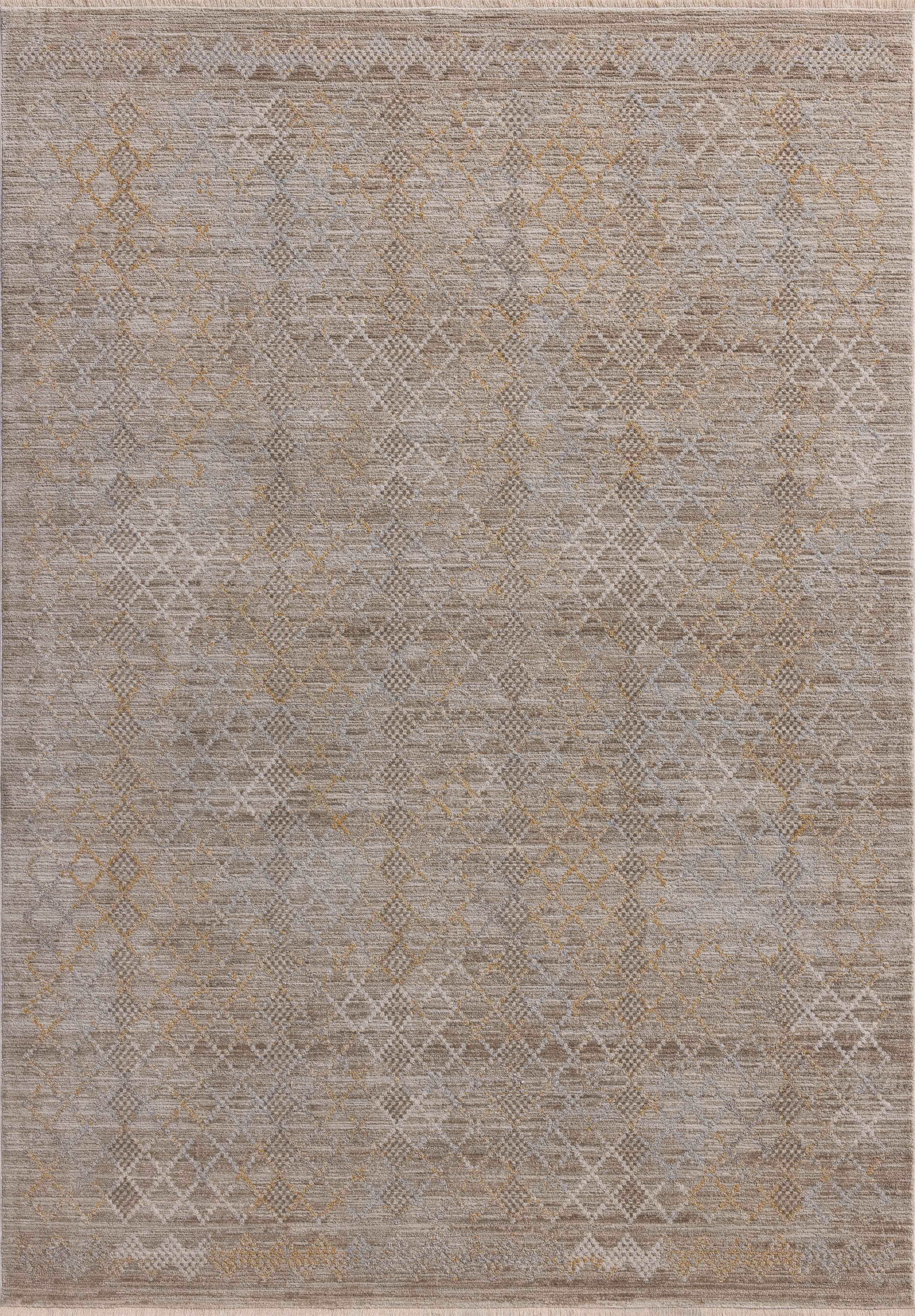 Amber Lewis Cali Taupe / Multi Rug DC10