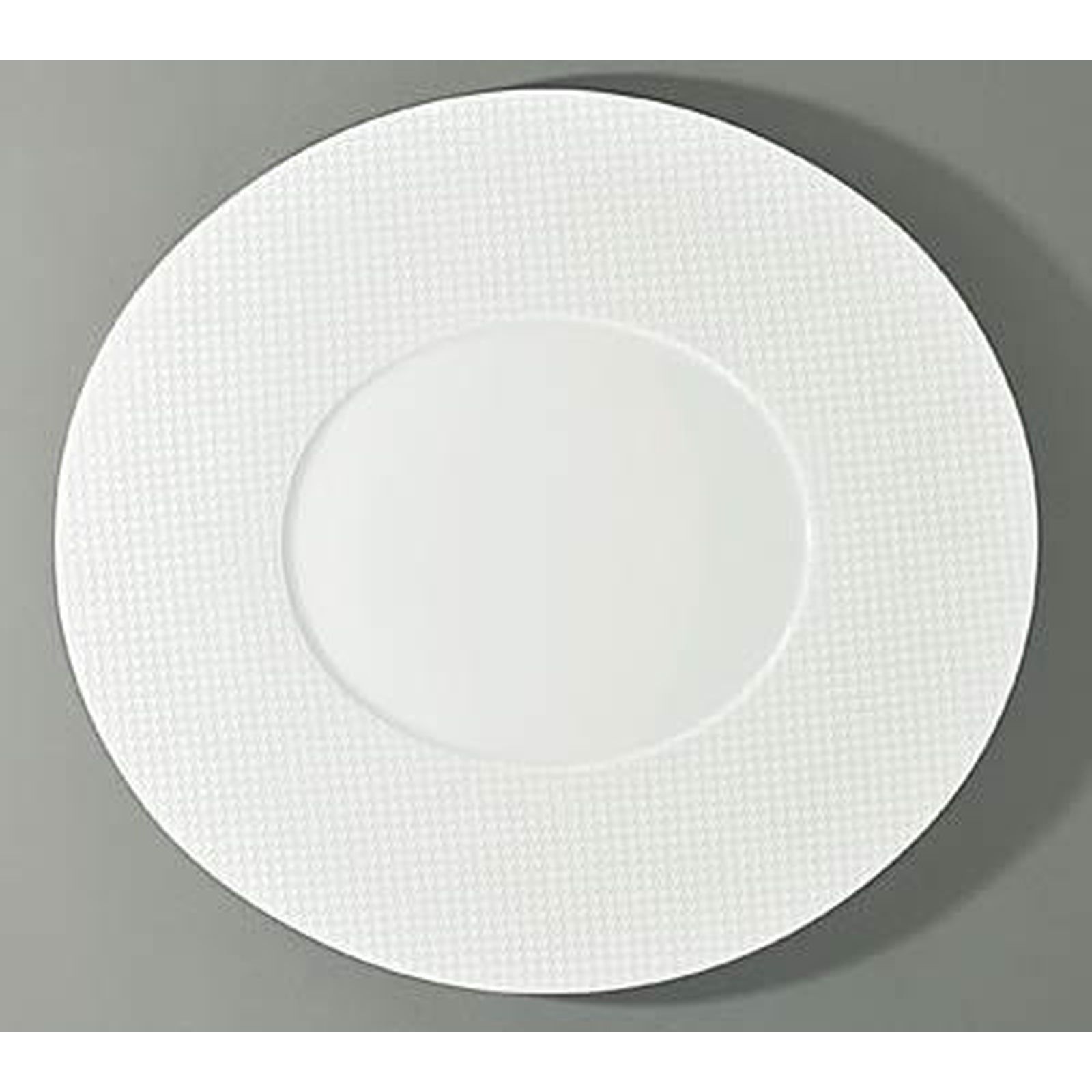 Raynaud Checks Oval Buffet Plate Ovale Center