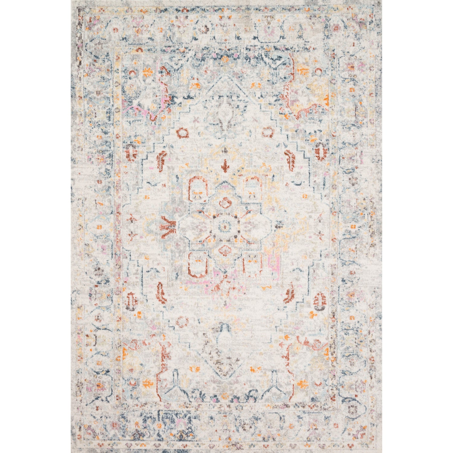 Loloi II Clara CLA-04 Lt Grey / Multi Rug