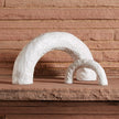 Global Views Large Matte White Germain Arch