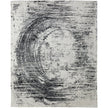 Feizy Coda 8928F Modern Abstract Rug in Black/White