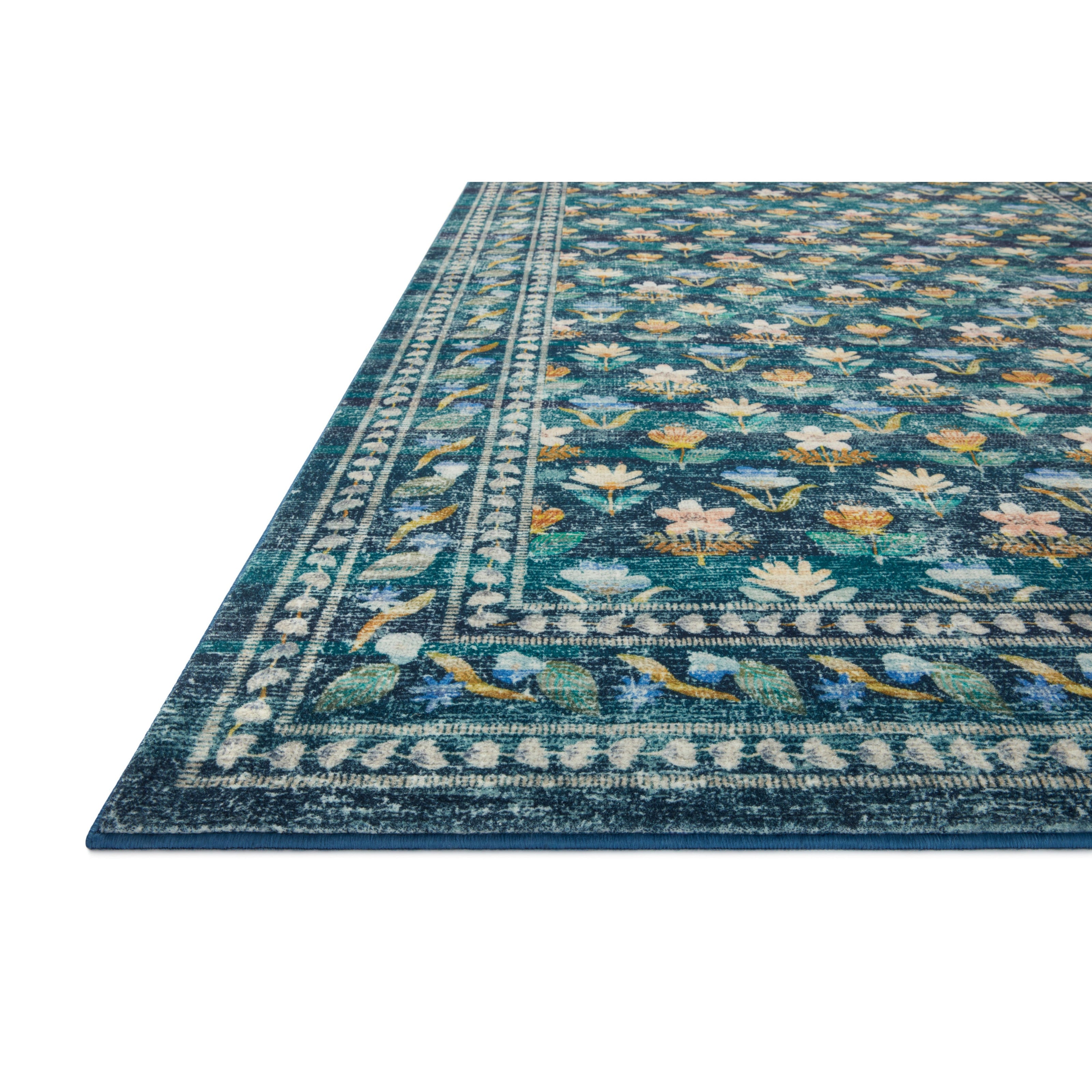 Rifle Paper Courtyard COU-05 Rug Emerald