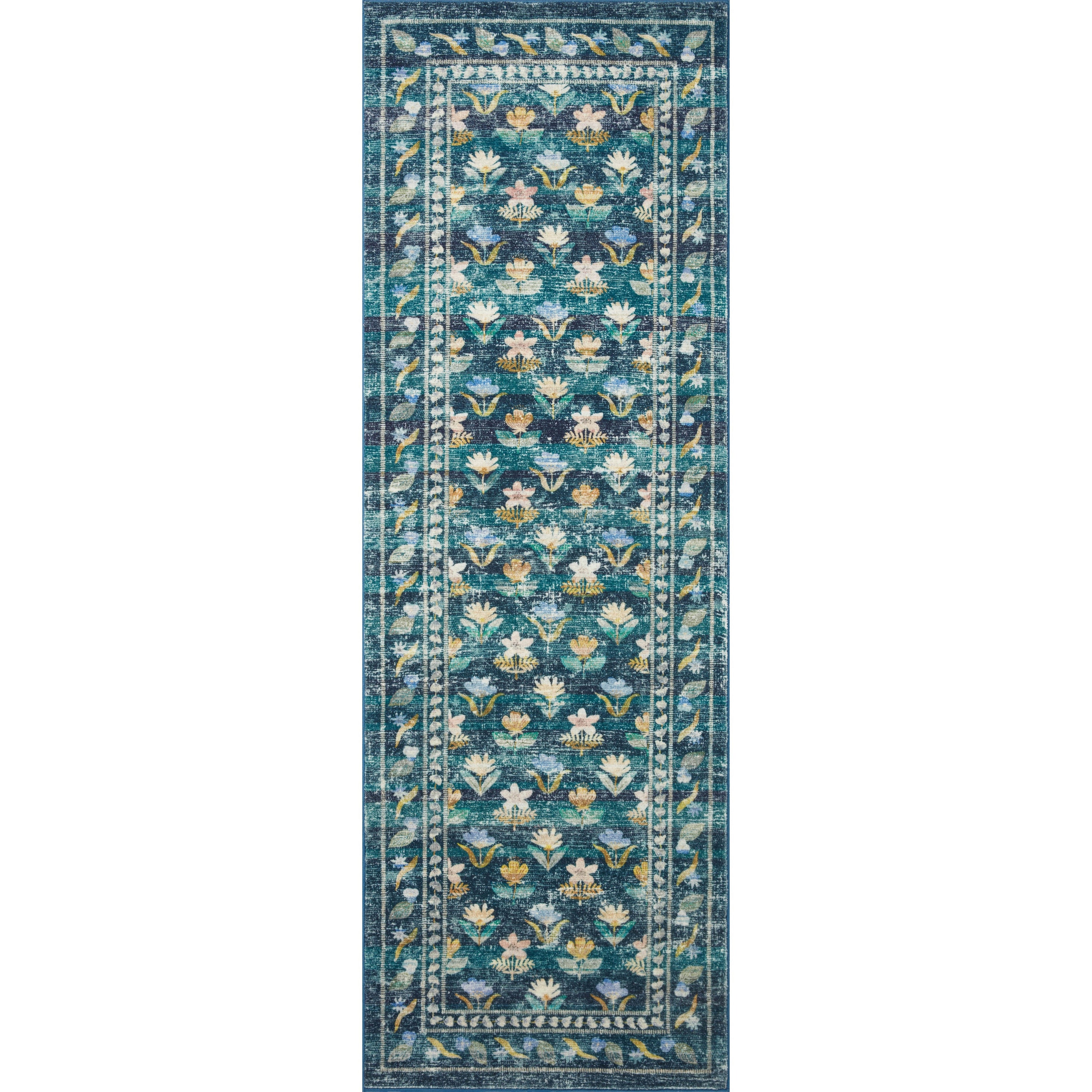 Rifle Paper Courtyard COU-05 Rug Emerald