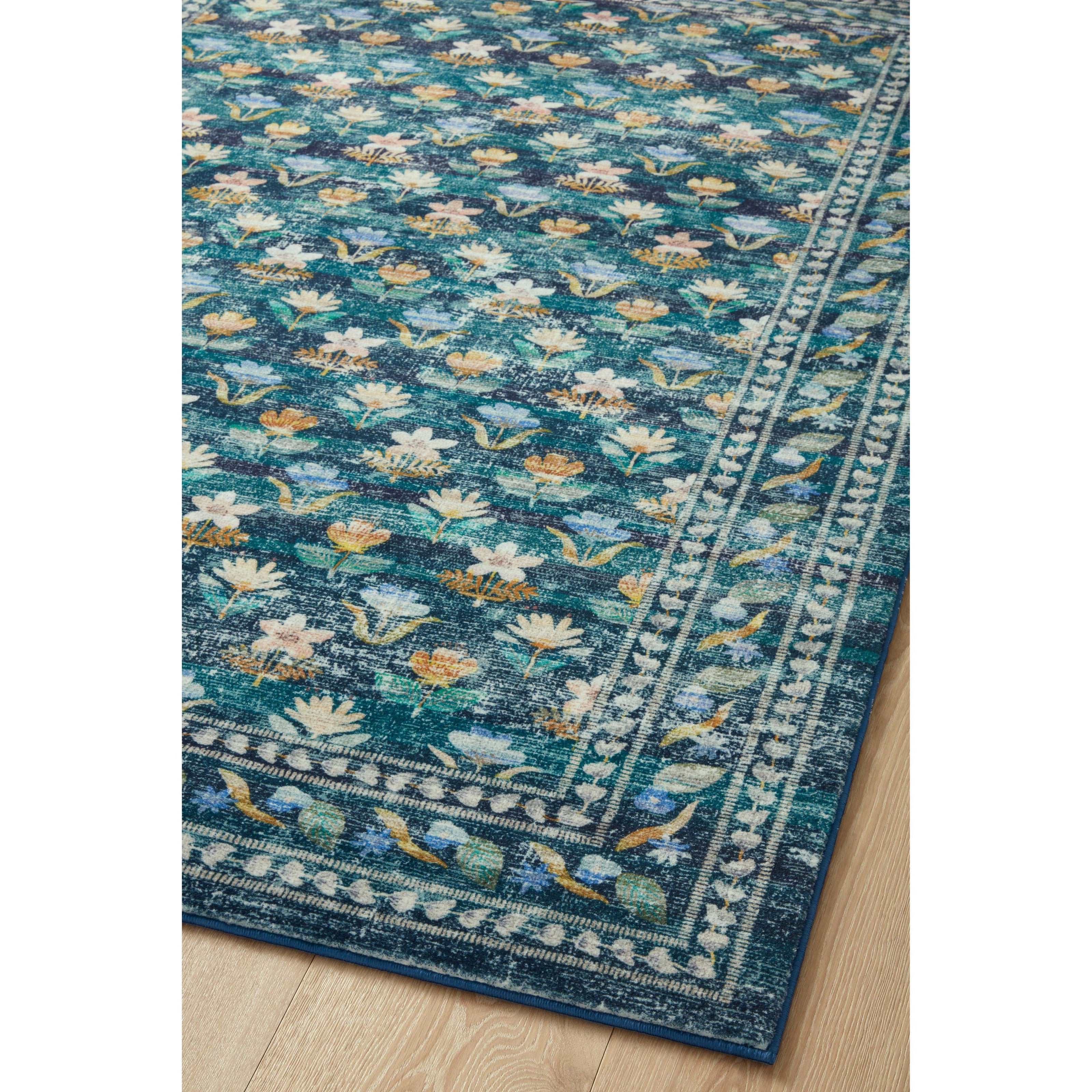Rifle Paper Courtyard COU-05 Rug Emerald