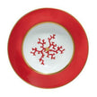 Raynaud Cristobal Rouge / Coral Rim Soup Plate