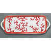 Raynaud Cristobal Rouge / Coral Long Cake Plate