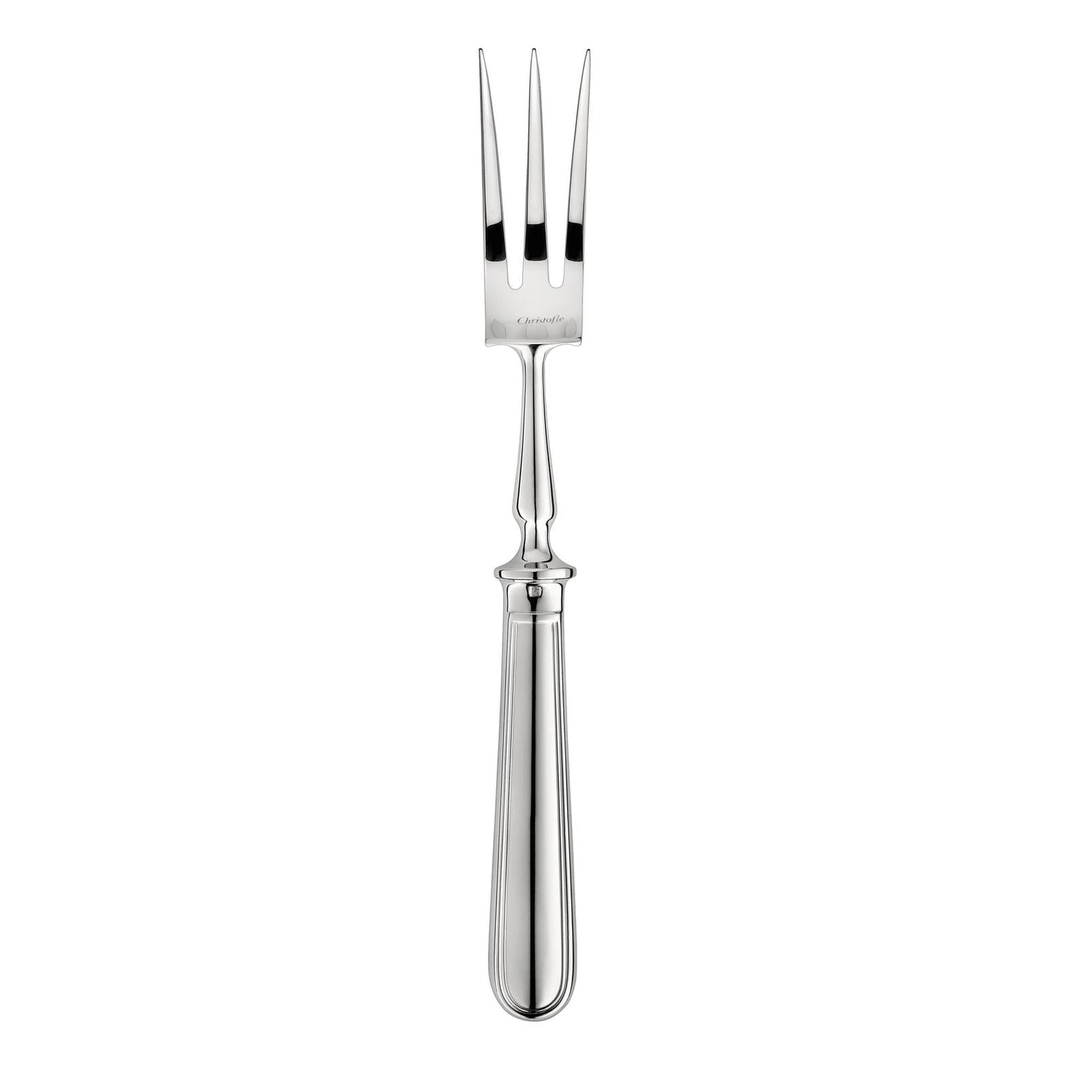 Christofle Albi Silver Plated Carving Fork
