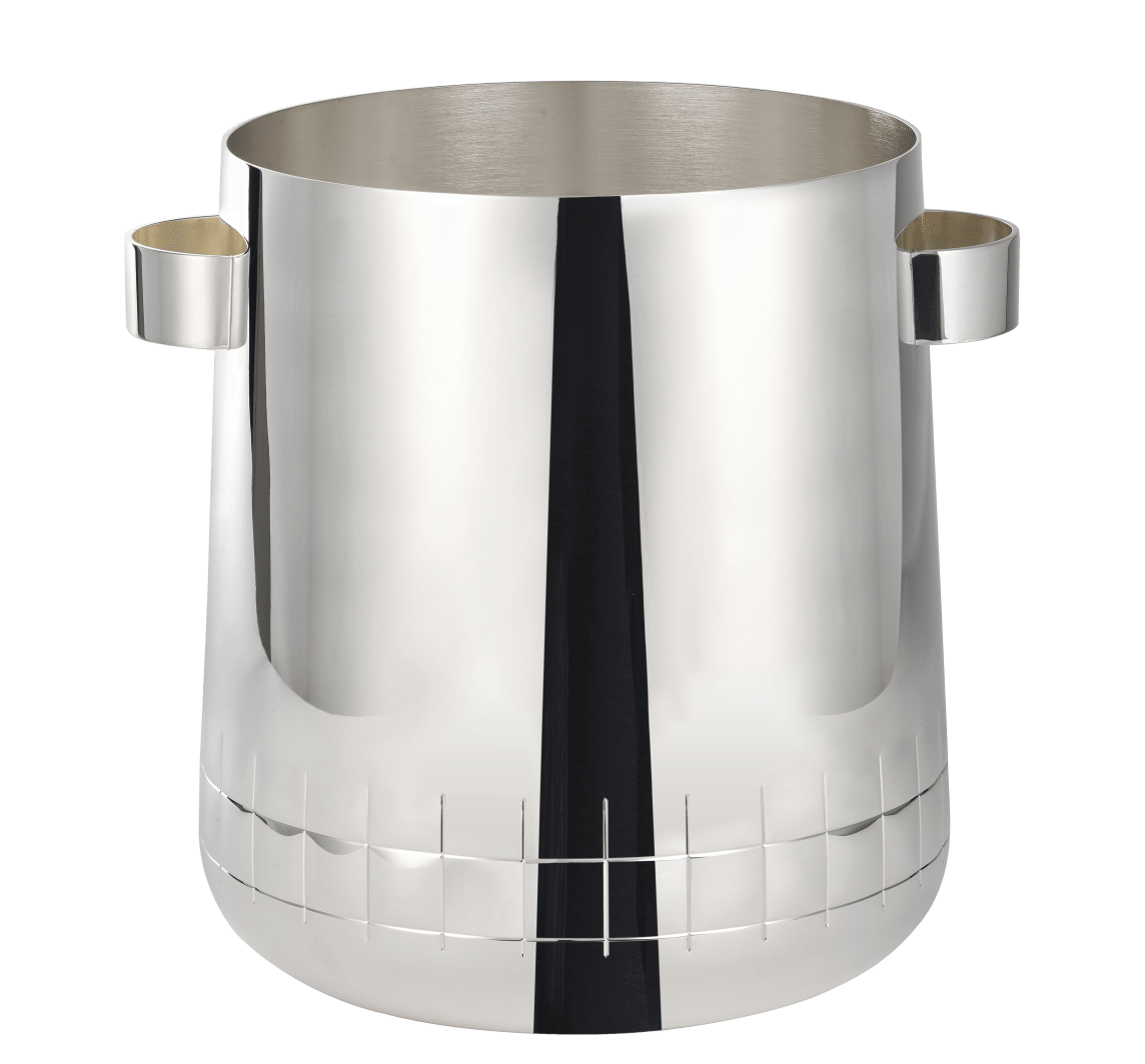 Christofle Graphik Silver-Plated Cooler