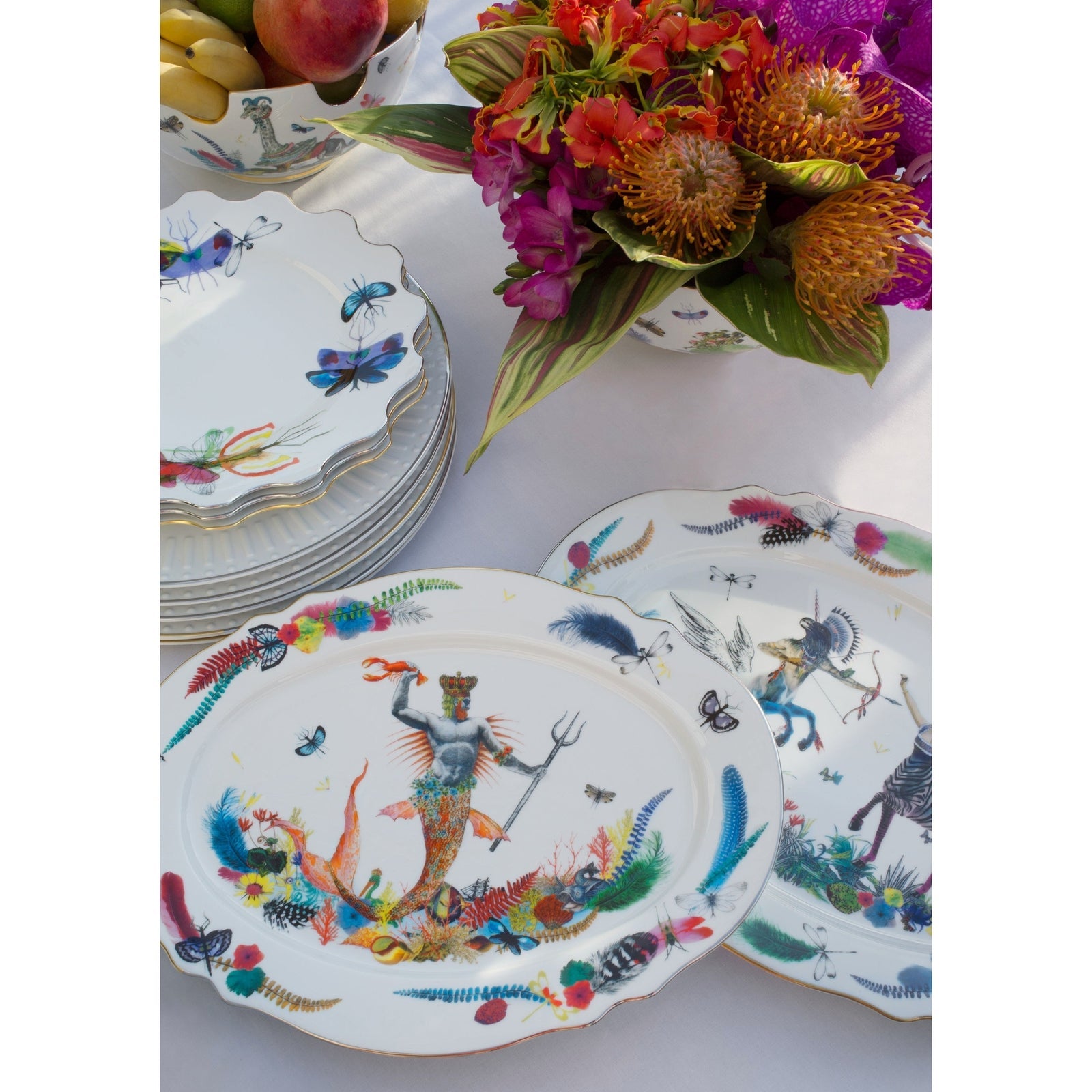 Vista Alegre Christian Lacroix - Caribe Salad Bowl By Christian Lacroix