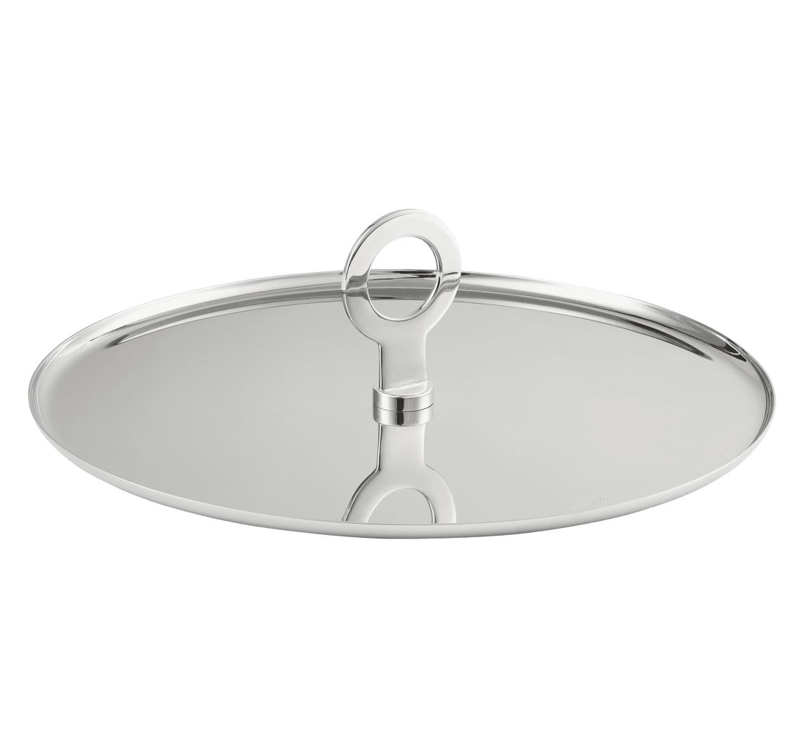 Christofle Oh De Christofle Stainless Steel Appetizer Plate