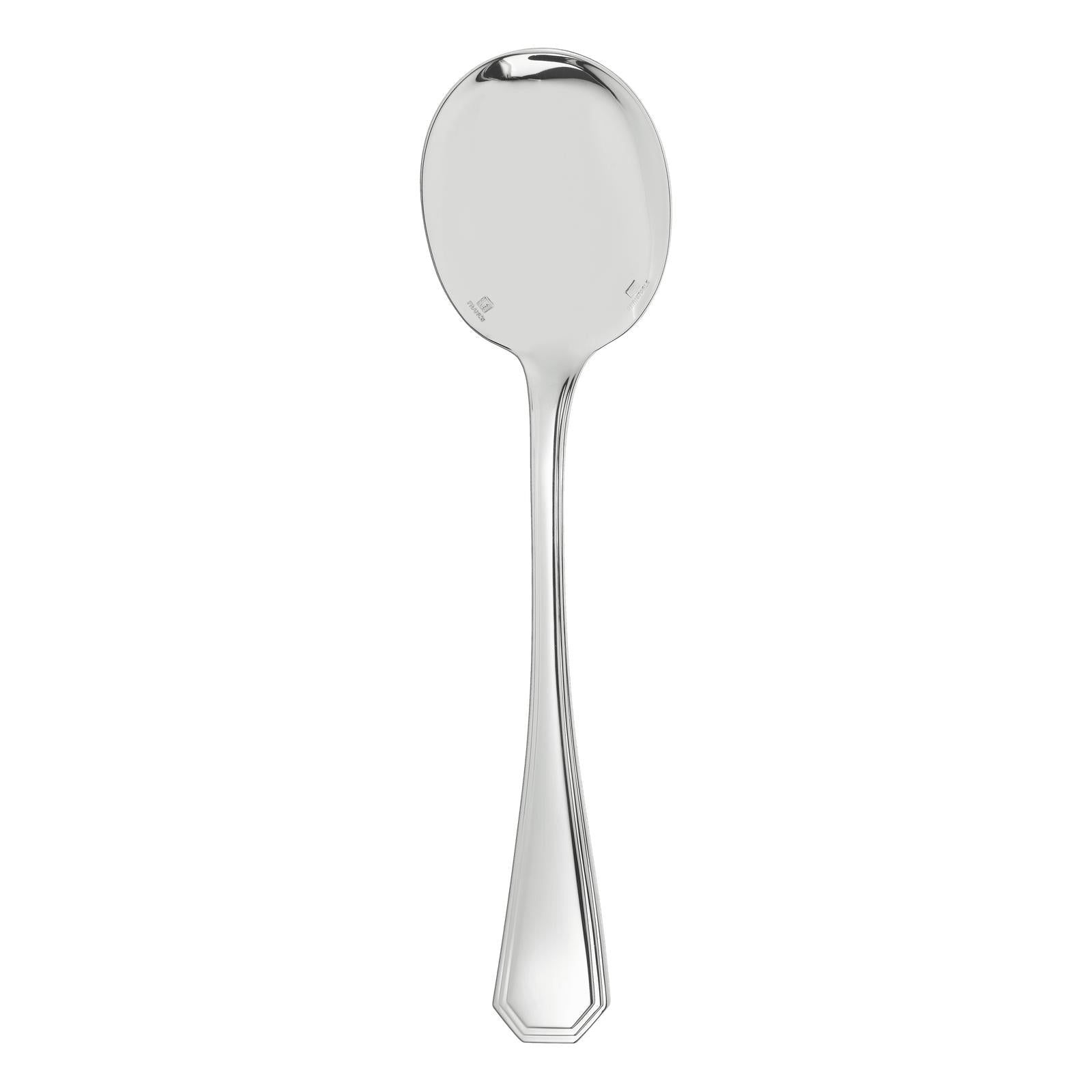 Christofle America Silver Plated Cream Soup Spoon