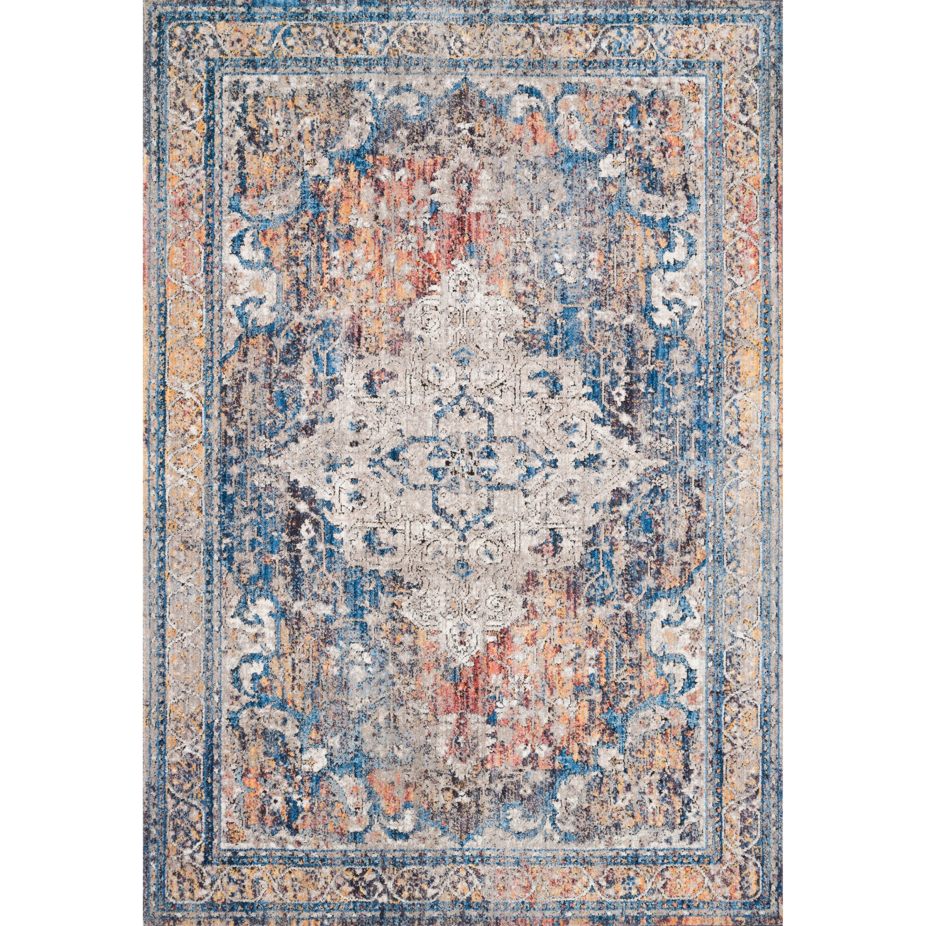 Loloi II Dante DN-04 Multi / Stone Rug