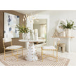 Global Views Satin Brass Leo Chandelier by Ashley Childers