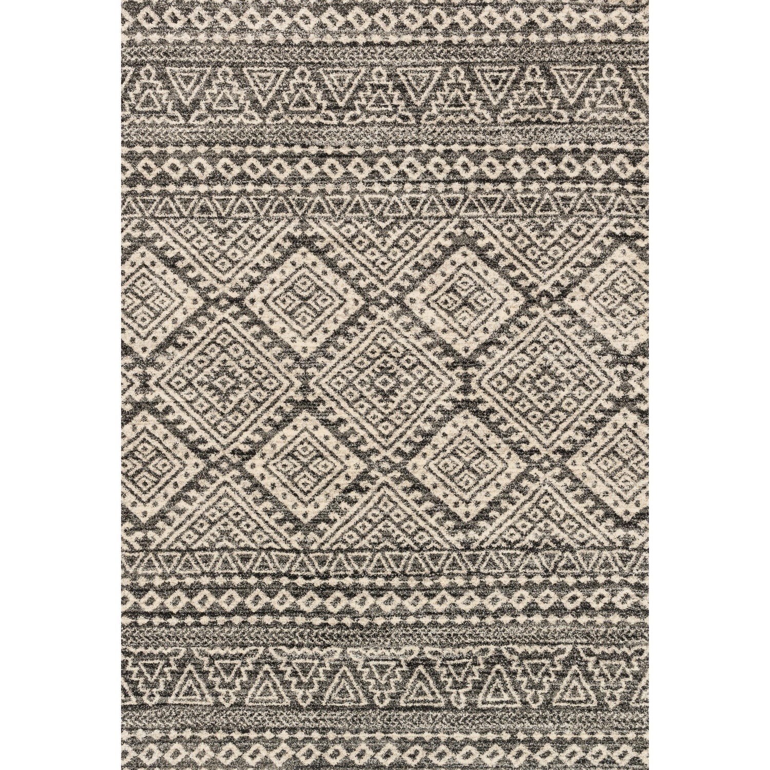 Loloi Emory EB-08 Graphite / Ivory Rug