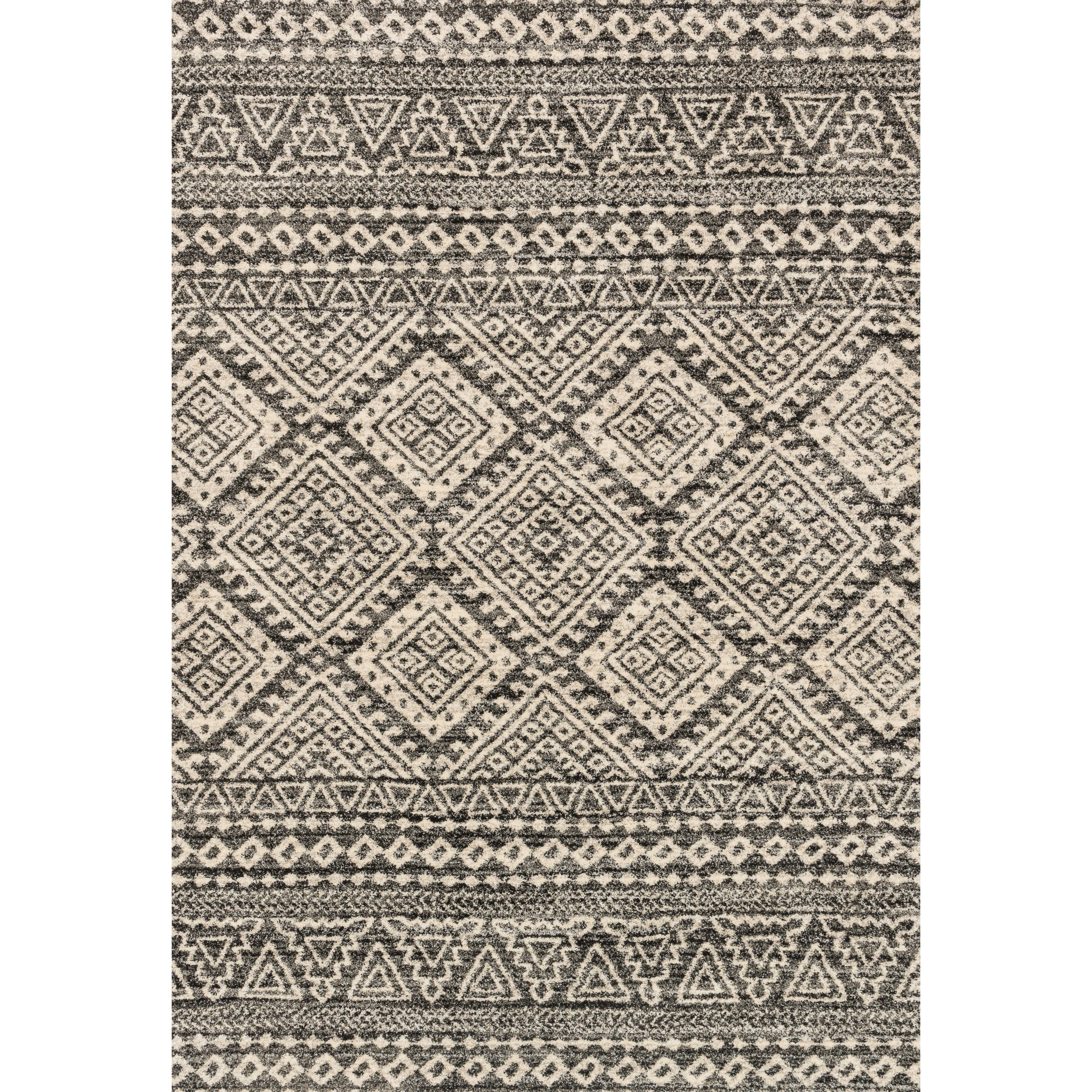 Loloi Emory EB-08 Graphite / Ivory Rug
