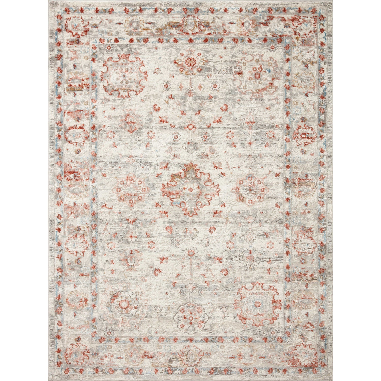Loloi II Estelle EST-01 Ivory / Rust Rug