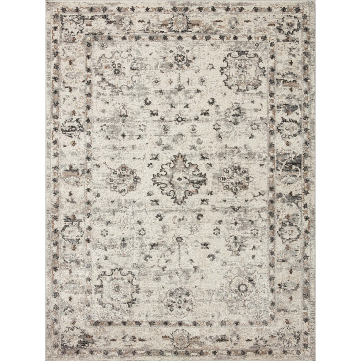 Loloi II Estelle EST-01 Ivory / Stone Rug