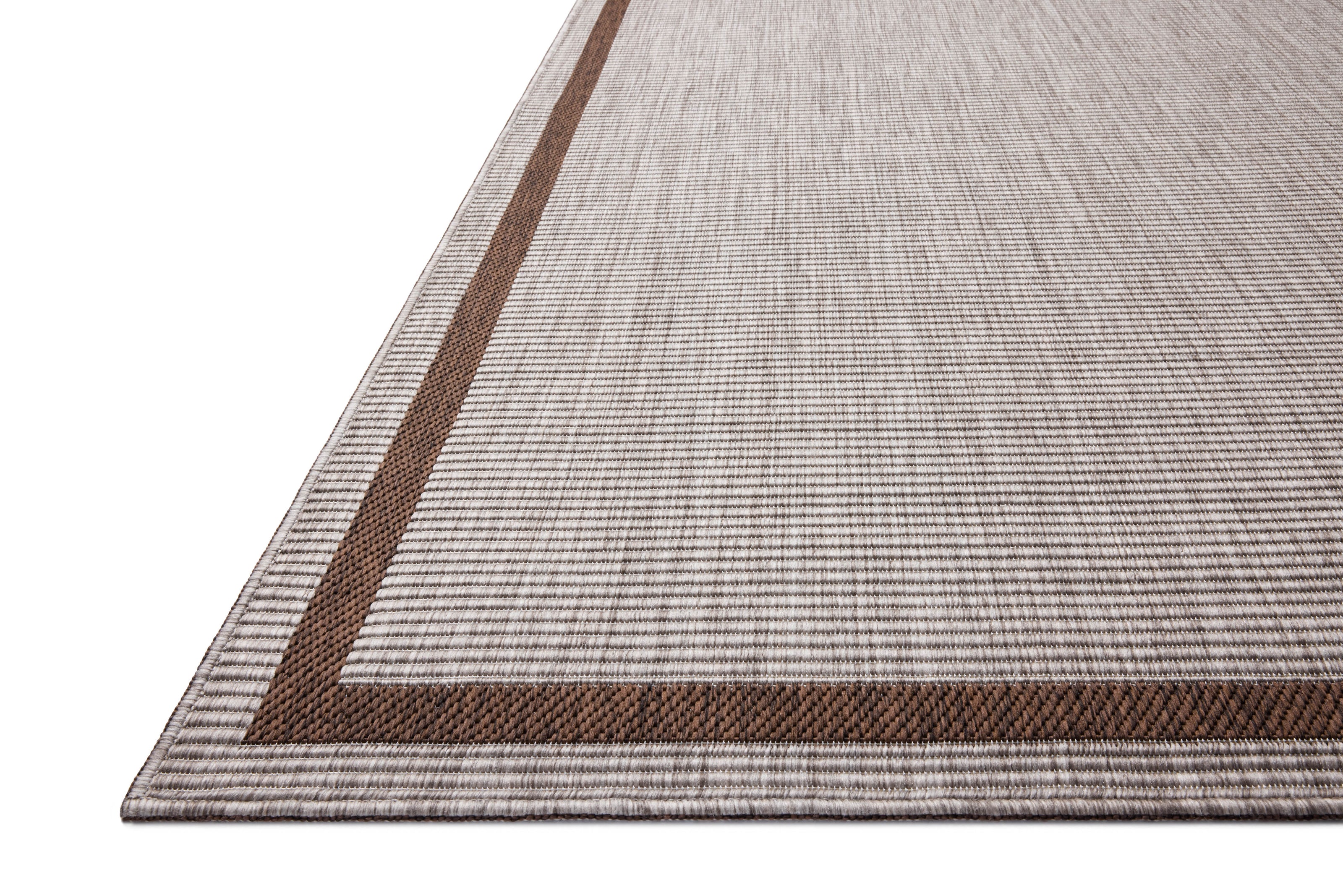 Loloi II ESN-02 Dove / Coffee Rug DC10