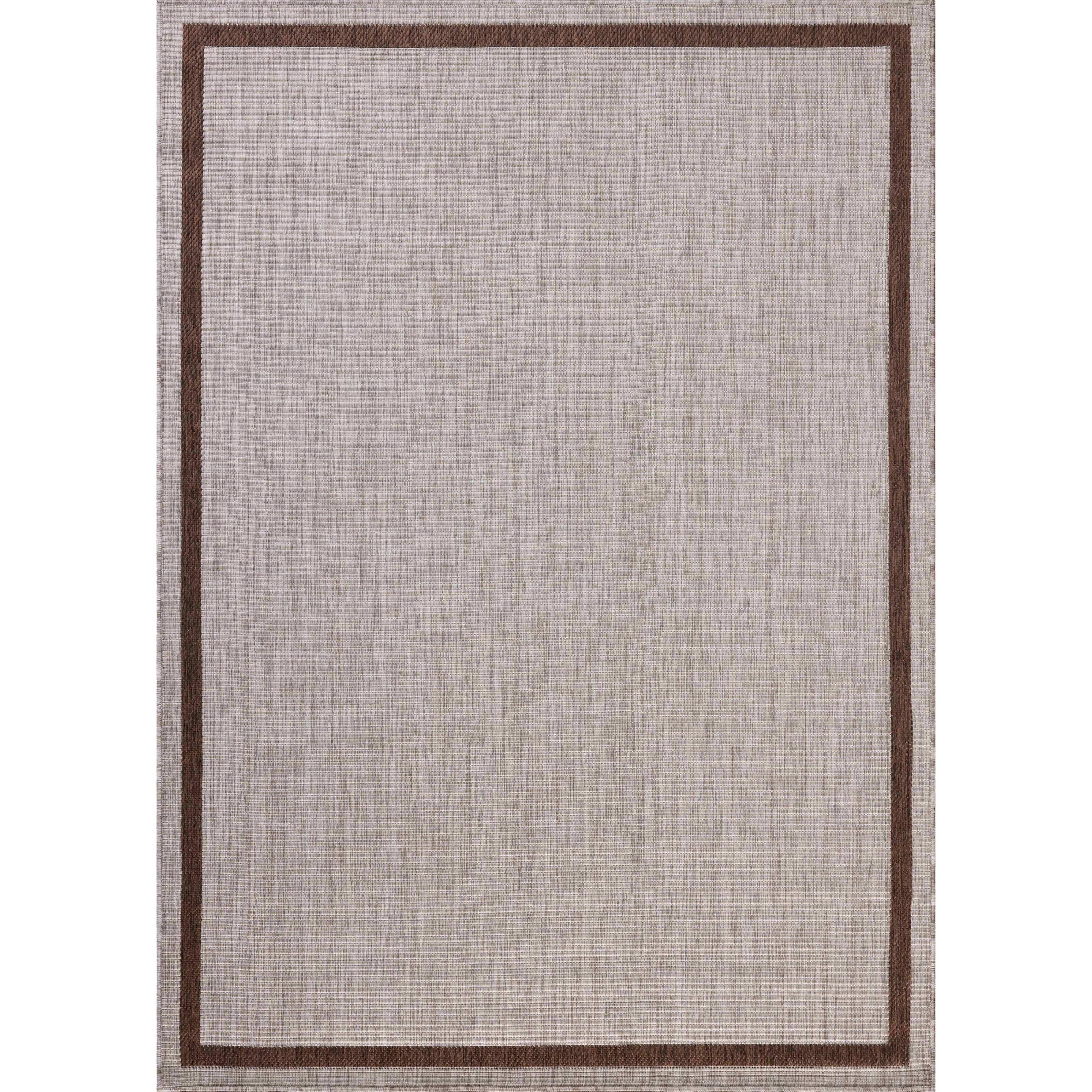 Loloi II ESN-02 Dove / Coffee Rug DC10