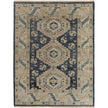 Feizy Fillmore 6943F Traditional Diamond Rug in Blue/Ivory