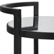 Modern Accents Iron Accent with Mirror Top Table