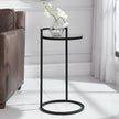 Modern Accents Iron Accent with Mirror Top Table