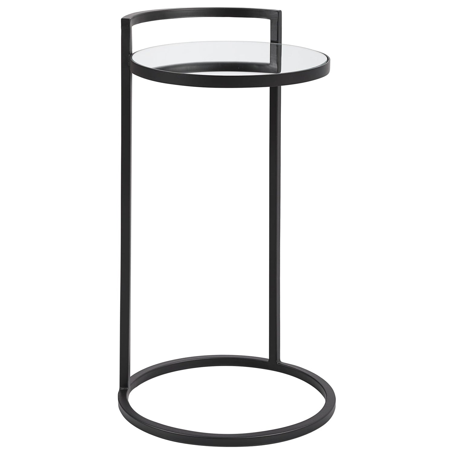 Modern Accents Iron Accent with Mirror Top Table