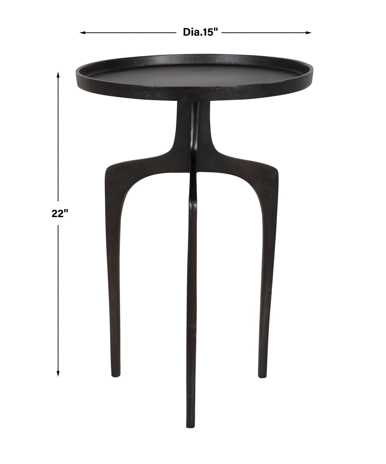 Modern Accents Curved Legs and Round Top Table