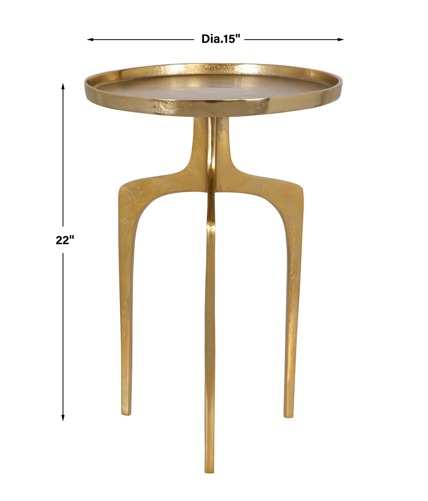 Modern Accents Curved Legs and Round Top Table