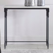 Uttermost Bourges White Marble Console Table