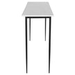 Uttermost Nightfall White Marble Console Table