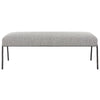 Uttermost Jacobsen Modern Gray Bench