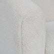 Uttermost Teddy White Shearling Accent Chair