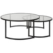 Uttermost Rhea Black Nesting Coffee Tables - Set of 2