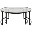 Uttermost Rhea Black Nesting Coffee Tables - Set of 2