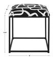 Uttermost Twists And Turns Fabric Accent Stool Clearance
