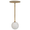 Uttermost Gimlet White Drink Table