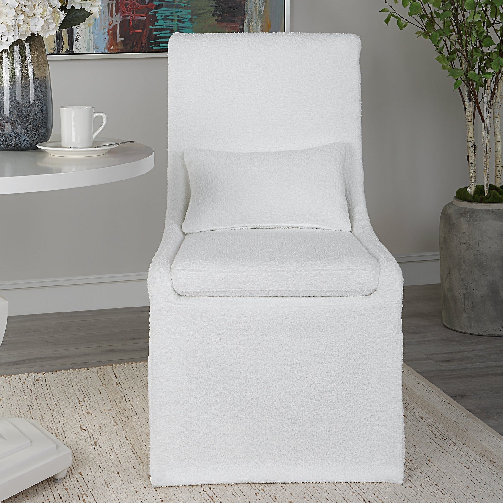 Uttermost Coley Denim Armless Chair