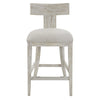 Uttermost Idris White Counter Stool