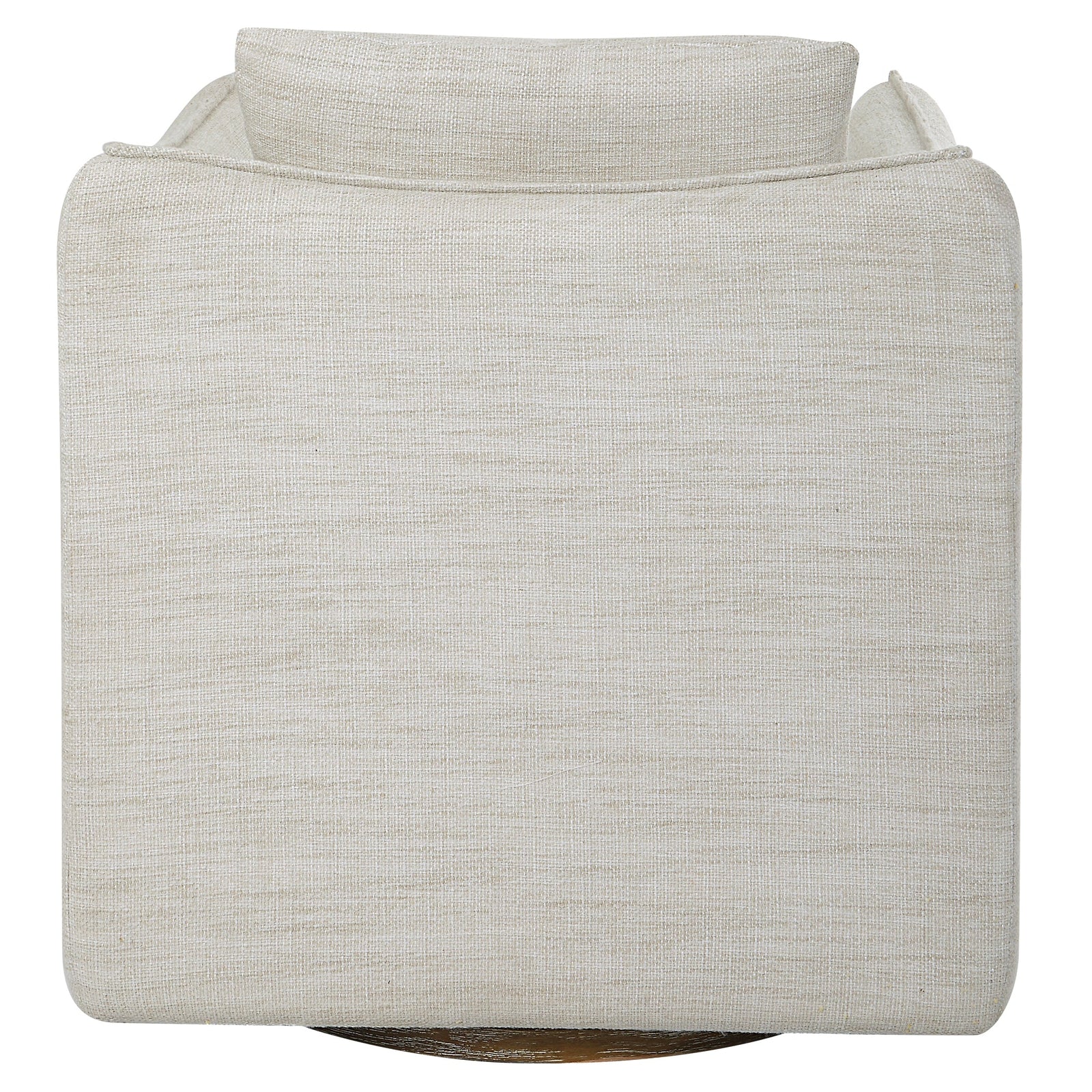 Uttermost Corben White Swivel Armchair