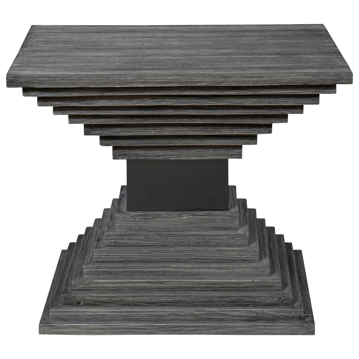 Uttermost Andes Wooden Geometric Accent Table Clearance
