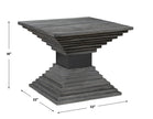 Uttermost Andes Wooden Geometric Accent Table Clearance