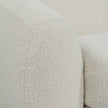 Uttermost Capra Art Deco White Sofa