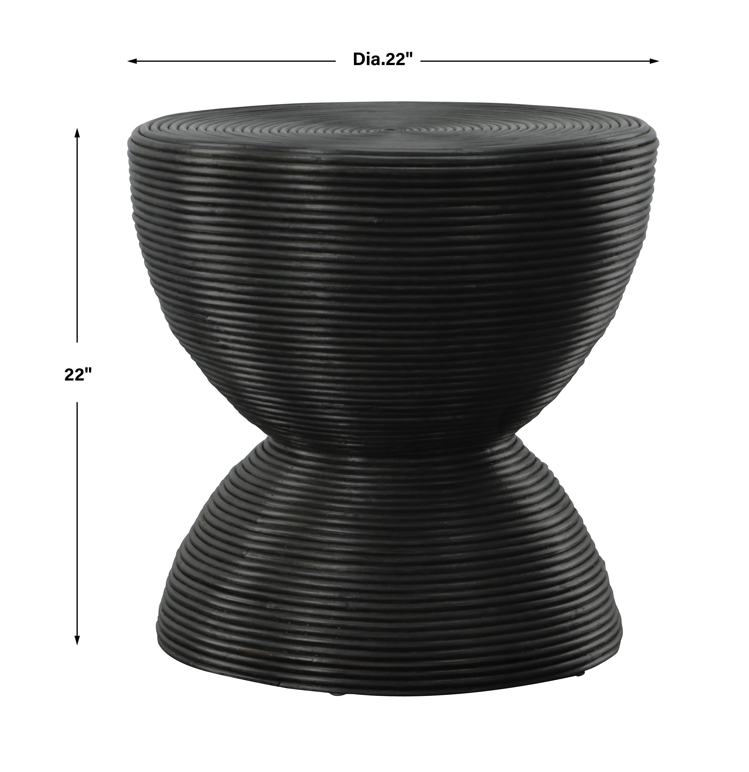 Uttermost Bongo Rattan Side Table