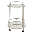Uttermost Spritz Chrome Bar Cart Clearance