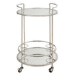 Uttermost Spritz Chrome Bar Cart Clearance