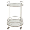 Uttermost Spritz Chrome Bar Cart Clearance