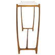 Uttermost Affinity White Marble Console Table